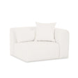 Tarra Cream Performance Chenille Modular Corner Chair by TOV Furniture at Eve Furniture