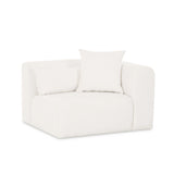 Tarra Cream Performance Chenille Modular Corner Chair by TOV Furniture at Eve Furniture