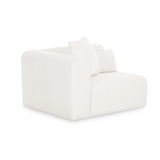 Tarra Cream Performance Chenille Modular Corner Chair by TOV Furniture at Eve Furniture