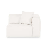 Tarra Cream Performance Chenille Modular Corner Chair by TOV Furniture at Eve Furniture