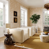 Tarra Fluffy Oversized Corduroy Armchair by TOV Furniture at Eve Furniture