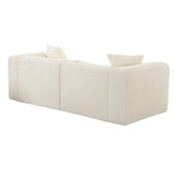 Tarra Fluffy Oversized Corduroy Modular Loveseat by TOV Furniture at Eve Furniture