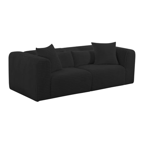 Tarra Fluffy Oversized Corduroy Modular Loveseat by TOV Furniture at Eve Furniture