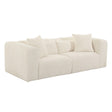 Tarra Fluffy Oversized Corduroy Modular Loveseat by TOV Furniture at Eve Furniture