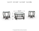 Tarrin Black Table by ASHLEY FURNITURE at Eve Furniture