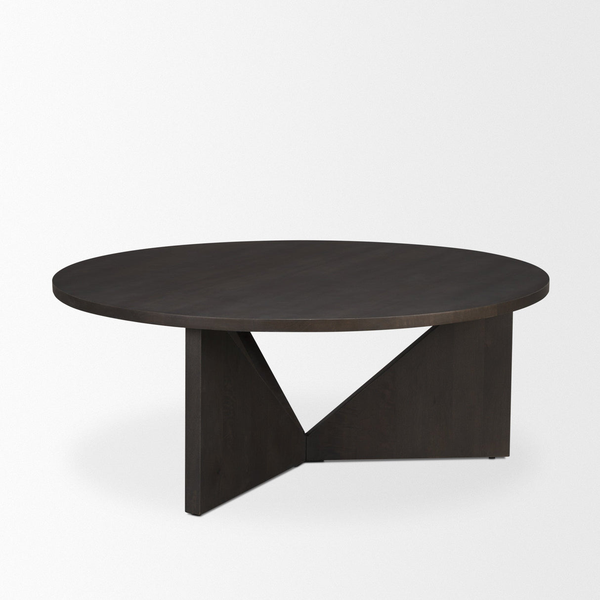 Tarro Brown Wood w/ Triangle Legs Coffee Table by Mercana at Eve Furniture