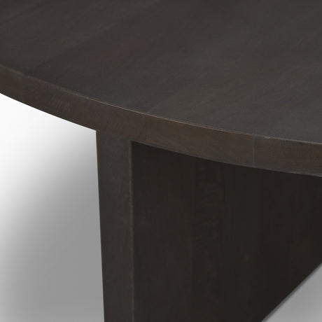 Tarro Brown Wood w/ Triangle Legs Coffee Table by Mercana at Eve Furniture