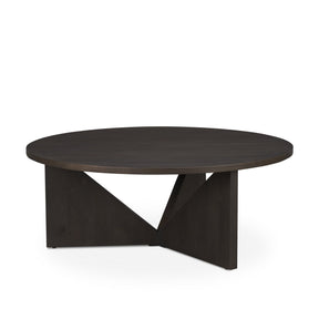 Tarro Brown Wood w/ Triangle Legs Coffee Table by Mercana at Eve Furniture