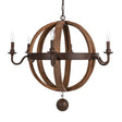 Tarsus Yellow/Brown Chandelier by Classic Home at Eve Furniture