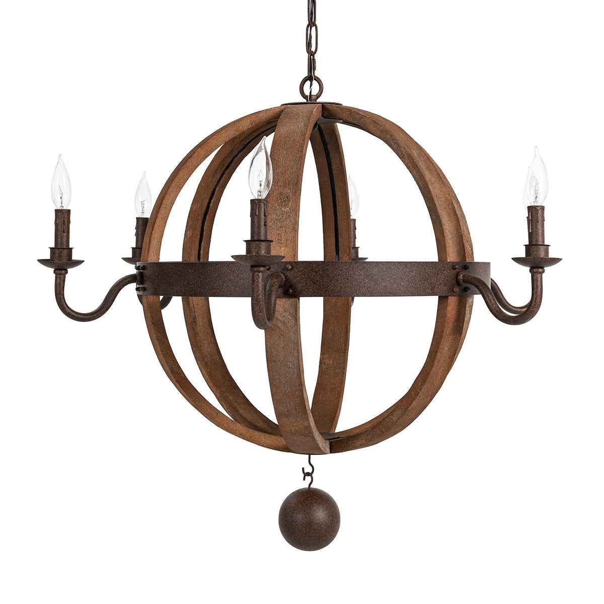 Tarsus Yellow/Brown Chandelier by Classic Home at Eve Furniture
