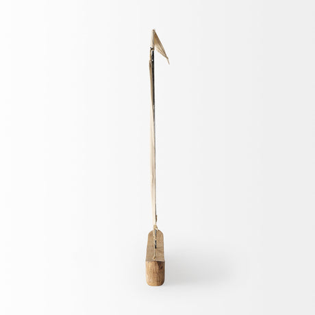 Tartane Large Brown/Cream Nautical Inspired Sailboat by Mercana at Eve Furniture