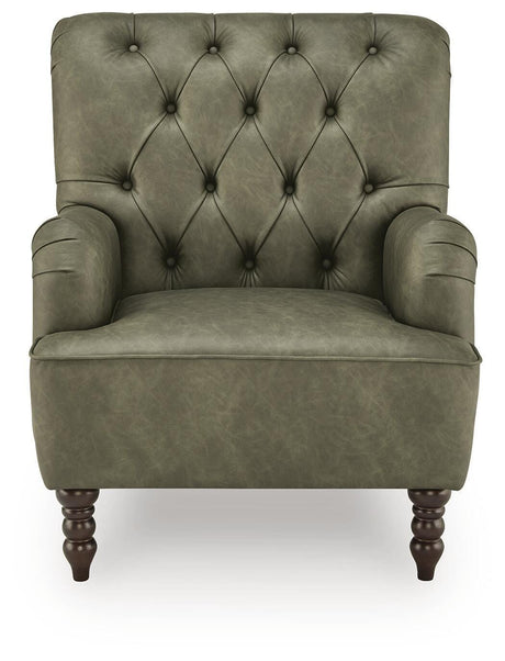 Tartonelle Green Accent Chair by Ashley at Eve Furniture