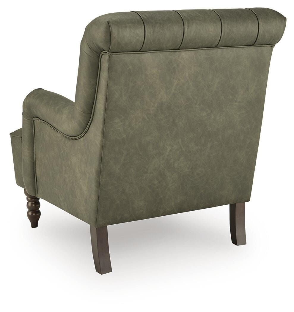 Tartonelle Green Accent Chair by Ashley at Eve Furniture
