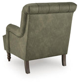 Tartonelle Green Accent Chair by Ashley at Eve Furniture