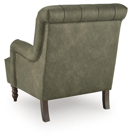 Tartonelle Green Accent Chair by Ashley at Eve Furniture