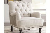 Tartonelle Ivory/Taupe Accent Chair by Ashley at Eve Furniture