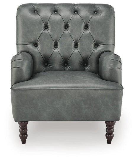 Tartonelle Slate Accent Chair by Ashley at Eve Furniture