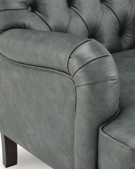 Tartonelle Slate Accent Chair by Ashley at Eve Furniture