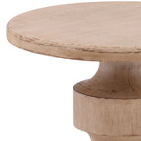 Taryn Side Table, Light Warm Wash by Dovetail at Eve Furniture