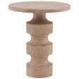 Taryn Side Table, Light Warm Wash by Dovetail at Eve Furniture