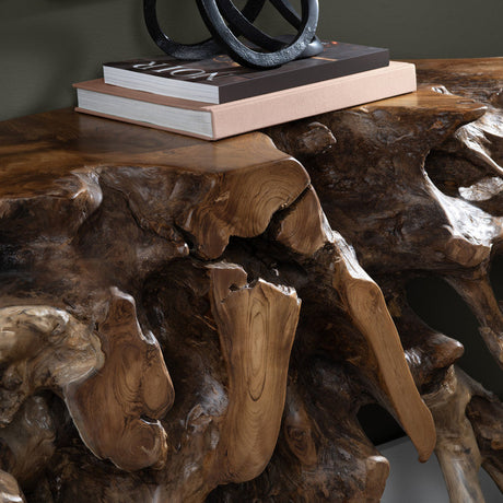 Taryn Tan Console Table by Crestview at Eve Furniture