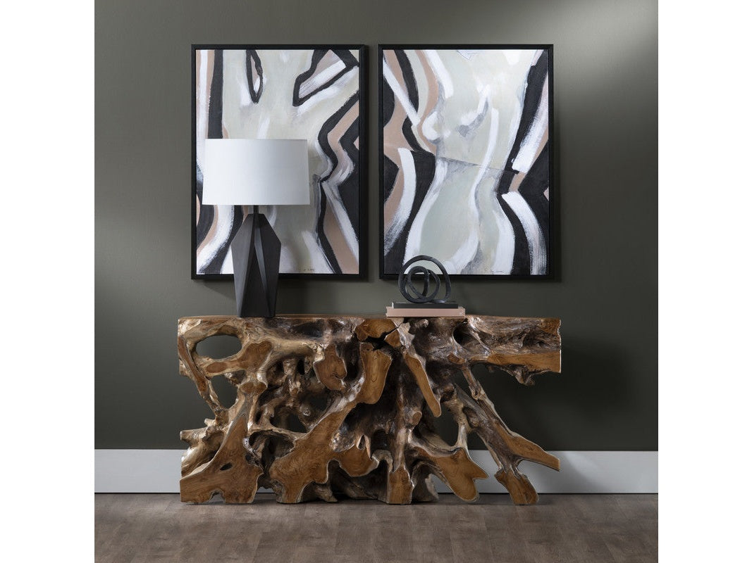 Taryn Tan Console Table by Crestview at Eve Furniture