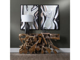 Taryn Tan Console Table by Crestview at Eve Furniture