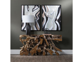 Taryn Tan Console Table by Crestview at Eve Furniture