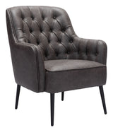 Tasmania Vintage Black Accent Chair by Zuomod at Eve Furniture