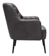 Tasmania Vintage Black Accent Chair by Zuomod at Eve Furniture