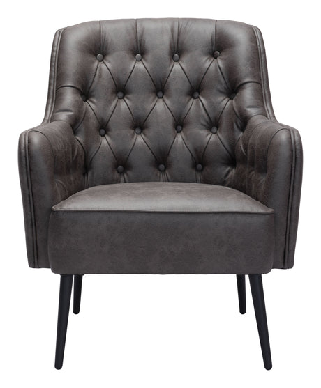 Tasmania Vintage Black Accent Chair by Zuomod at Eve Furniture