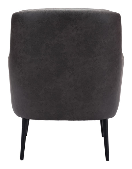 Tasmania Vintage Black Accent Chair by Zuomod at Eve Furniture