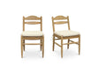 Tate Beige Dining Chair (Set of 2) by Moe's Home at Eve Furniture