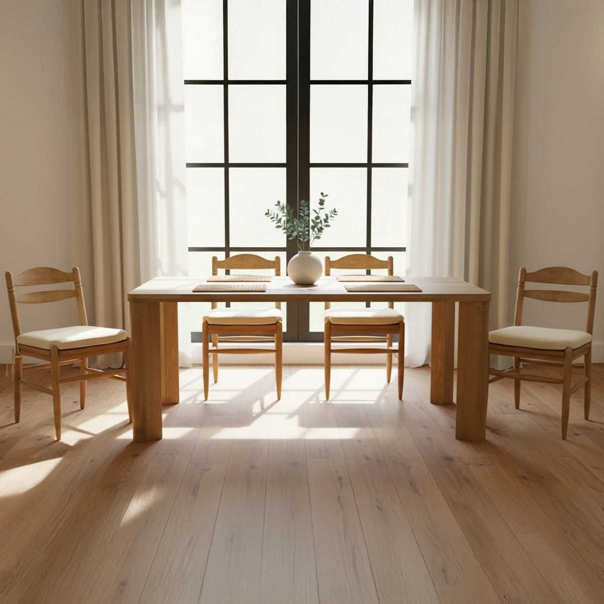 Tate Beige Dining Chair (Set of 2) by Moe's Home at Eve Furniture