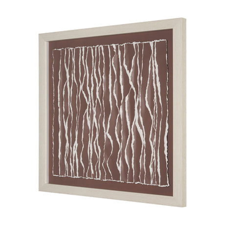 Tattered Waves I by Studio M a handmade Original Framed 3D Textured Artwork under Glass by Mercana at Eve Furniture