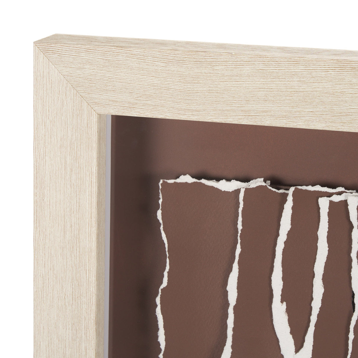 Tattered Waves I by Studio M a handmade Original Framed 3D Textured Artwork under Glass by Mercana at Eve Furniture
