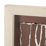 Tattered Waves I by Studio M a handmade Original Framed 3D Textured Artwork under Glass by Mercana at Eve Furniture
