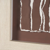 Tattered Waves I by Studio M a handmade Original Framed 3D Textured Artwork under Glass by Mercana at Eve Furniture