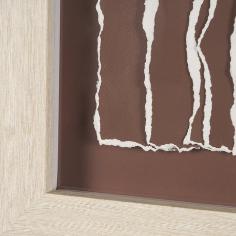 Tattered Waves I by Studio M a handmade Original Framed 3D Textured Artwork under Glass by Mercana at Eve Furniture