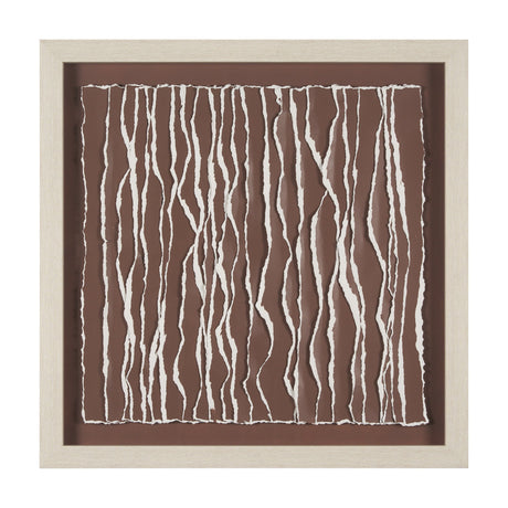 Tattered Waves I by Studio M a handmade Original Framed 3D Textured Artwork under Glass by Mercana at Eve Furniture