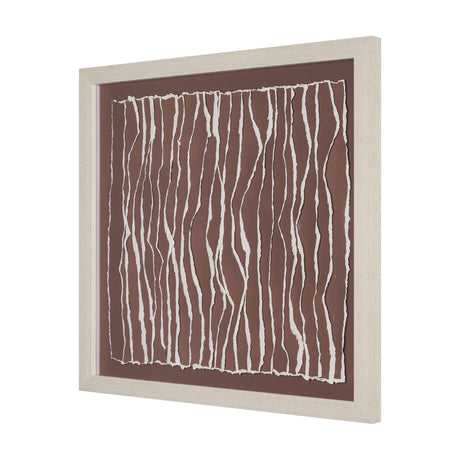 Tattered Waves II by Studio M a handmade Original Framed 3D Textured Artwork under Glass by Mercana at Eve Furniture