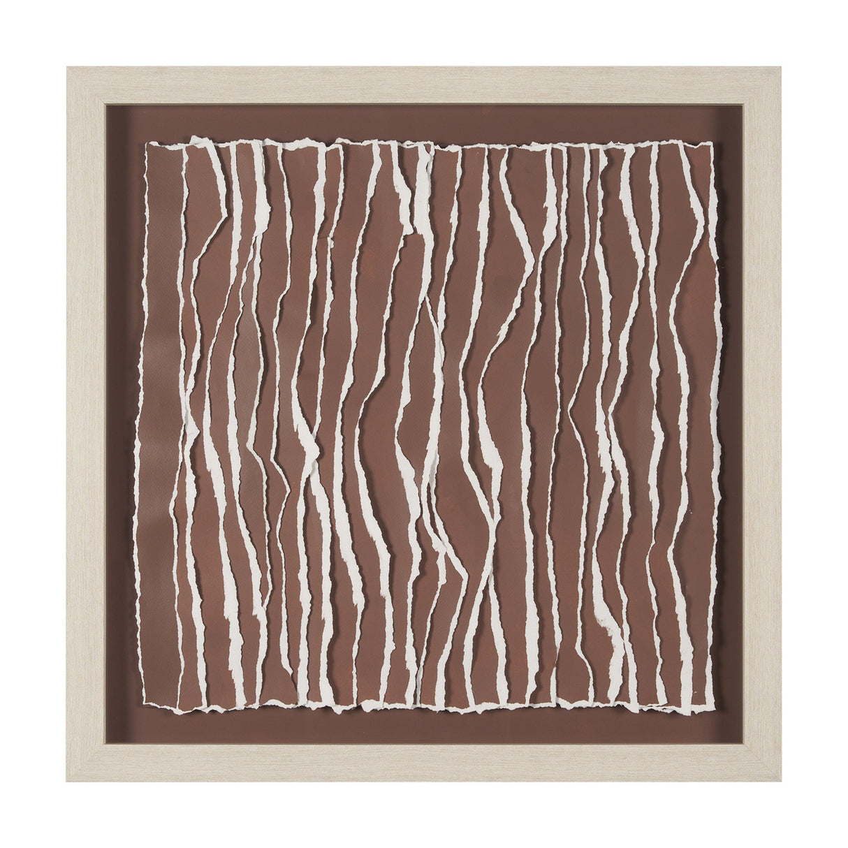 Tattered Waves II by Studio M a handmade Original Framed 3D Textured Artwork under Glass by Mercana at Eve Furniture