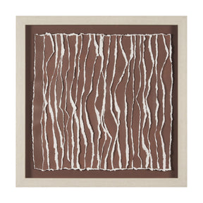Tattered Waves II by Studio M a handmade Original Framed 3D Textured Artwork under Glass by Mercana at Eve Furniture