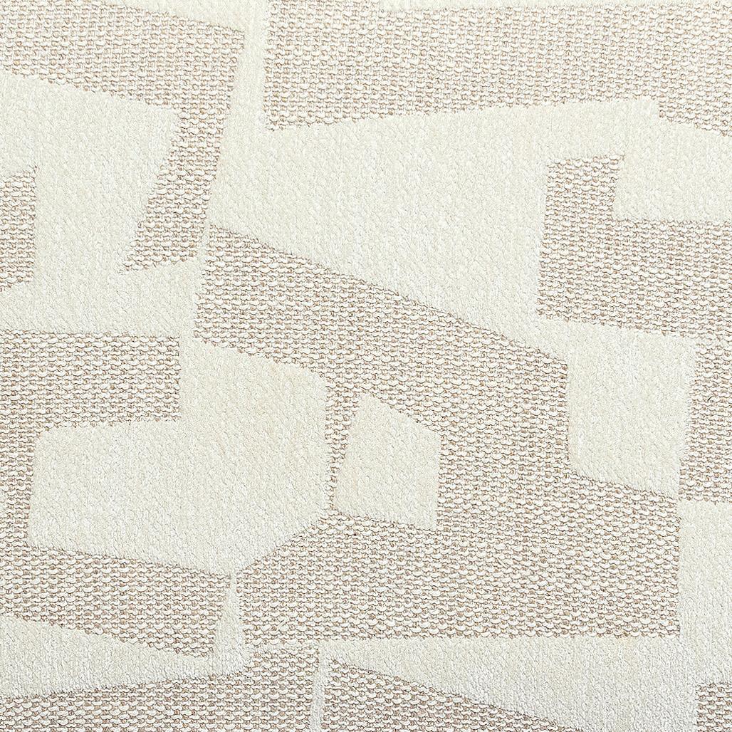 Tatum Cream Vegan Leather and 2-Tone Jacquard Counter Stool by TOV Furniture at Eve Furniture