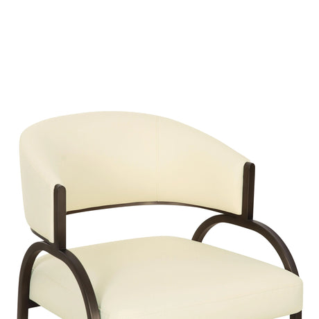 Tatum Performance Vegan Leather Dining Chair by TOV Furniture at Eve Furniture