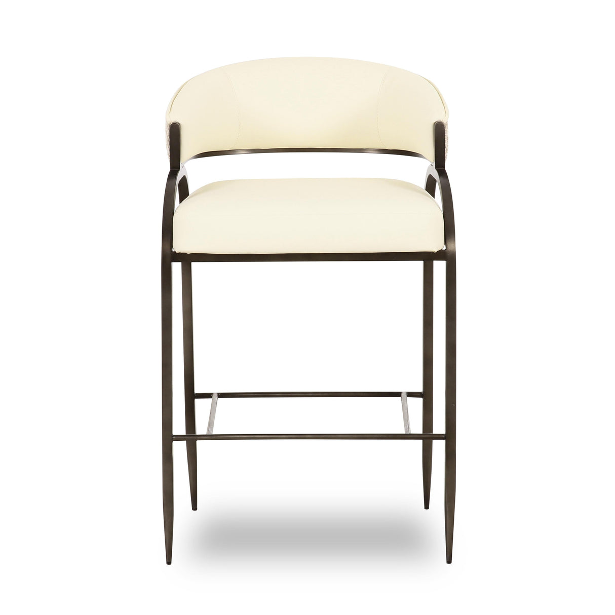 Tatum Vegan Leather 2-Tone Counter Stool by TOV Furniture at Eve Furniture
