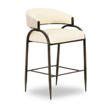 Tatum Vegan Leather 2-Tone Counter Stool by TOV Furniture at Eve Furniture