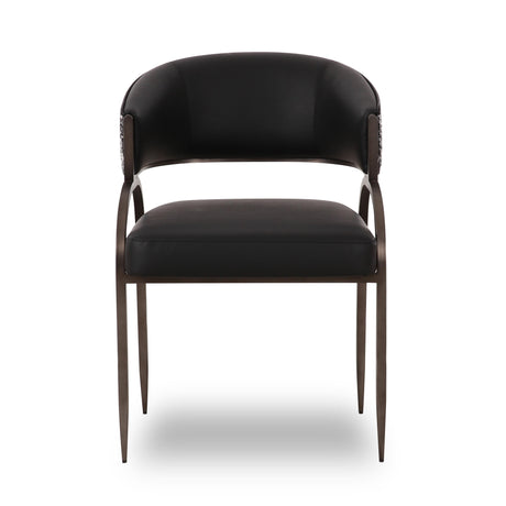 Tatum Vegan Leather 2-Tone Dining Chair by TOV Furniture at Eve Furniture