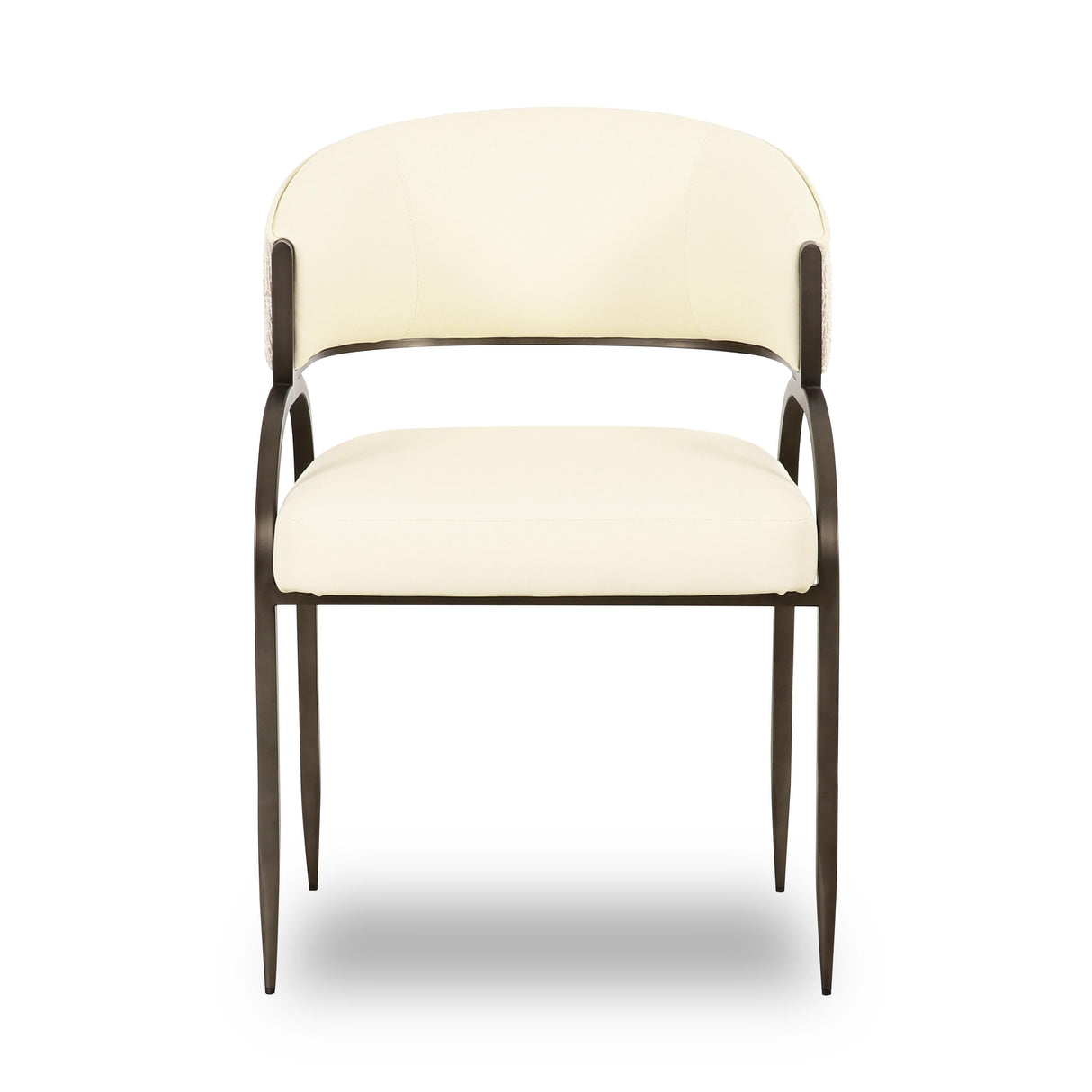 Tatum Vegan Leather 2-Tone Dining Chair by TOV Furniture at Eve Furniture