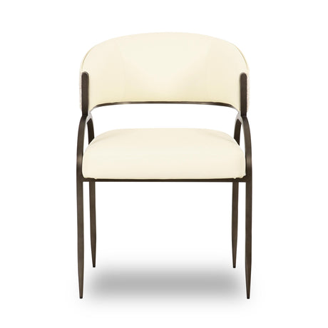 Tatum Vegan Leather 2-Tone Dining Chair by TOV Furniture at Eve Furniture